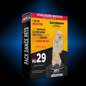 💥 Pack Dance Pets - Aumente o Engajamento com Mascotes Dançantes e Música Viral! 🎶
