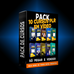 📚💡 Pack de Cursos Digitais PLR – Tudo Pronto para Revender e Lucrar com Mais de 20 Cursos! 💵✨