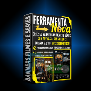 🎬 Painel de Criação de Banners de Filmes e Séries – Código Fonte Completo