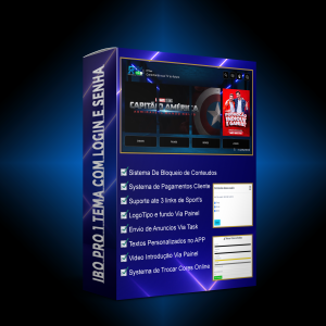 🔥 SCRIPT IBO PRO 1 TEMA – Aplicativo com Login/Senha + Painel de Controle 🔧
