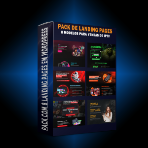 🚀 Pack com 8 Landing Pages Profissionais em WordPress