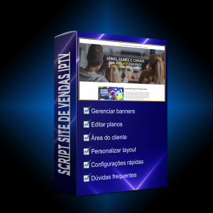 🔥 SCRIPT SITE DE VENDAS IPTV – Página Completa + Painel de Controle